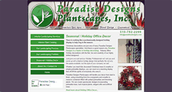 Desktop Screenshot of paradisedesigns.com